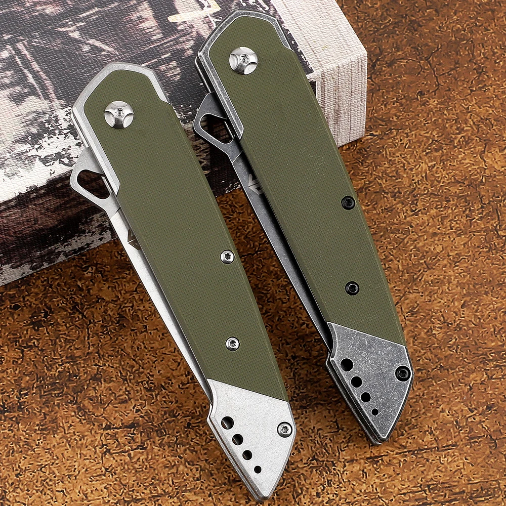 Складной нож с вертикальным лезвием Тактическая защита карманный Мультитул для
