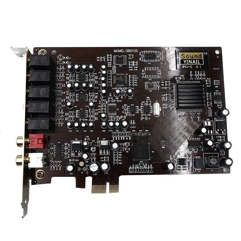 Оригинальная звуковая карта Nature Sound Blessed PCI E 5 1 SN0105 Sb0105 PCIE для XP WINDOWS 7/8/10|Звуковые