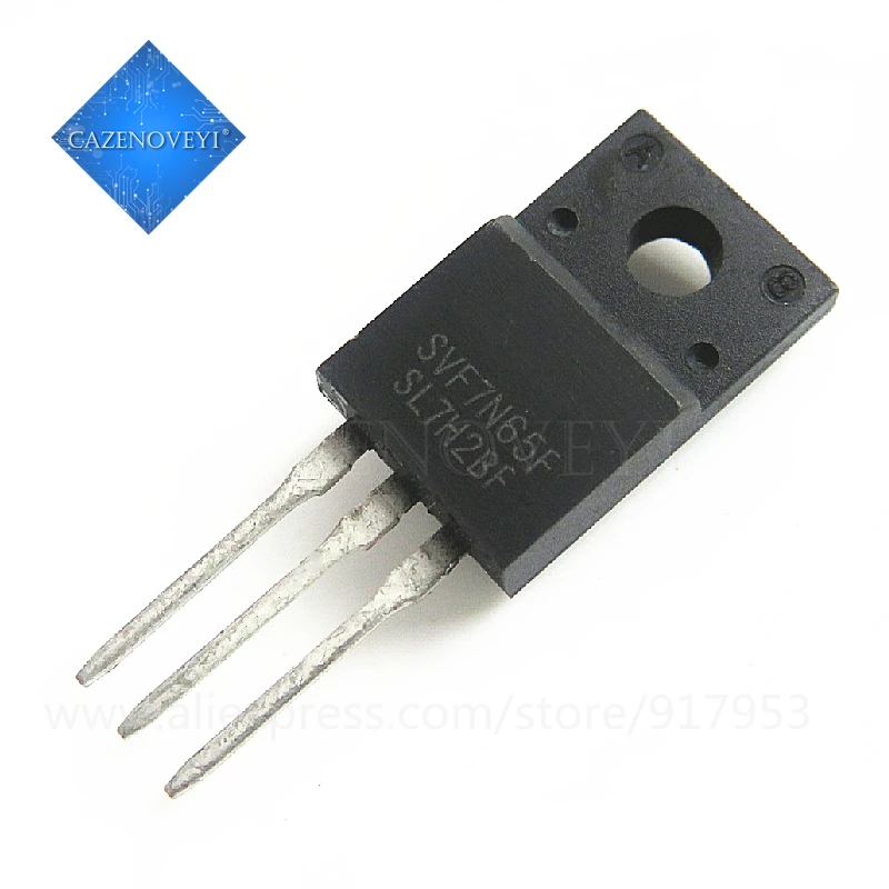 10pcs/lot SVF7N65F SVF7N60F JCS7N65FB MDF7N65B TO-220F 7A 650V In Stock | Электронные компоненты и принадлежности