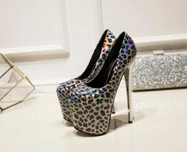 SDTRFT/демисезонные туфли-лодочки на высоком тонком каблуке 20 см; zapatillas mujer; женские свадебные туфли из лакированной кожи на платформе; SM