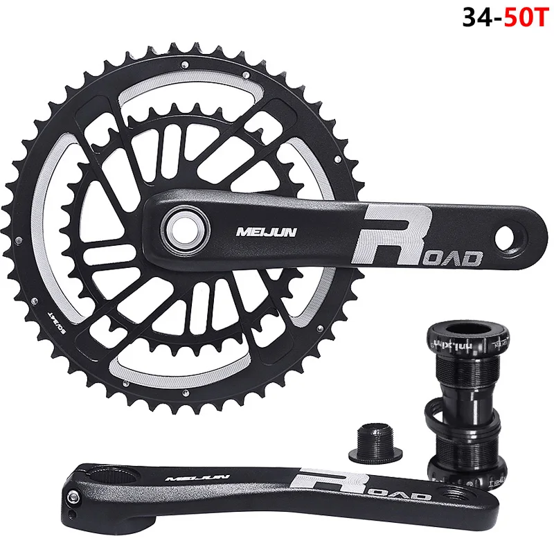 

Road Bike Chain Wheel Hollow Integrated Crank 50/34T 53/39t GXP Direct Mounted GXP 170MM Crankset for SRAM