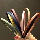 Ободок женский однотонный, матовый, повязка на волосы 