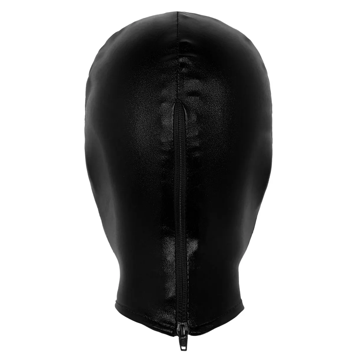 Маска для косплея унисекс цвет металлик с открытыми глазами и ртом на все лицо