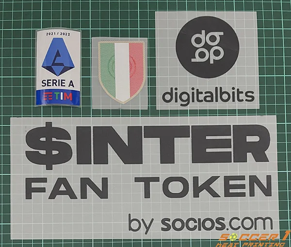 Интернация 2021-22 ограниченная фантазия 21-22 Серия A + Scudetto спонсорский патч-плеер