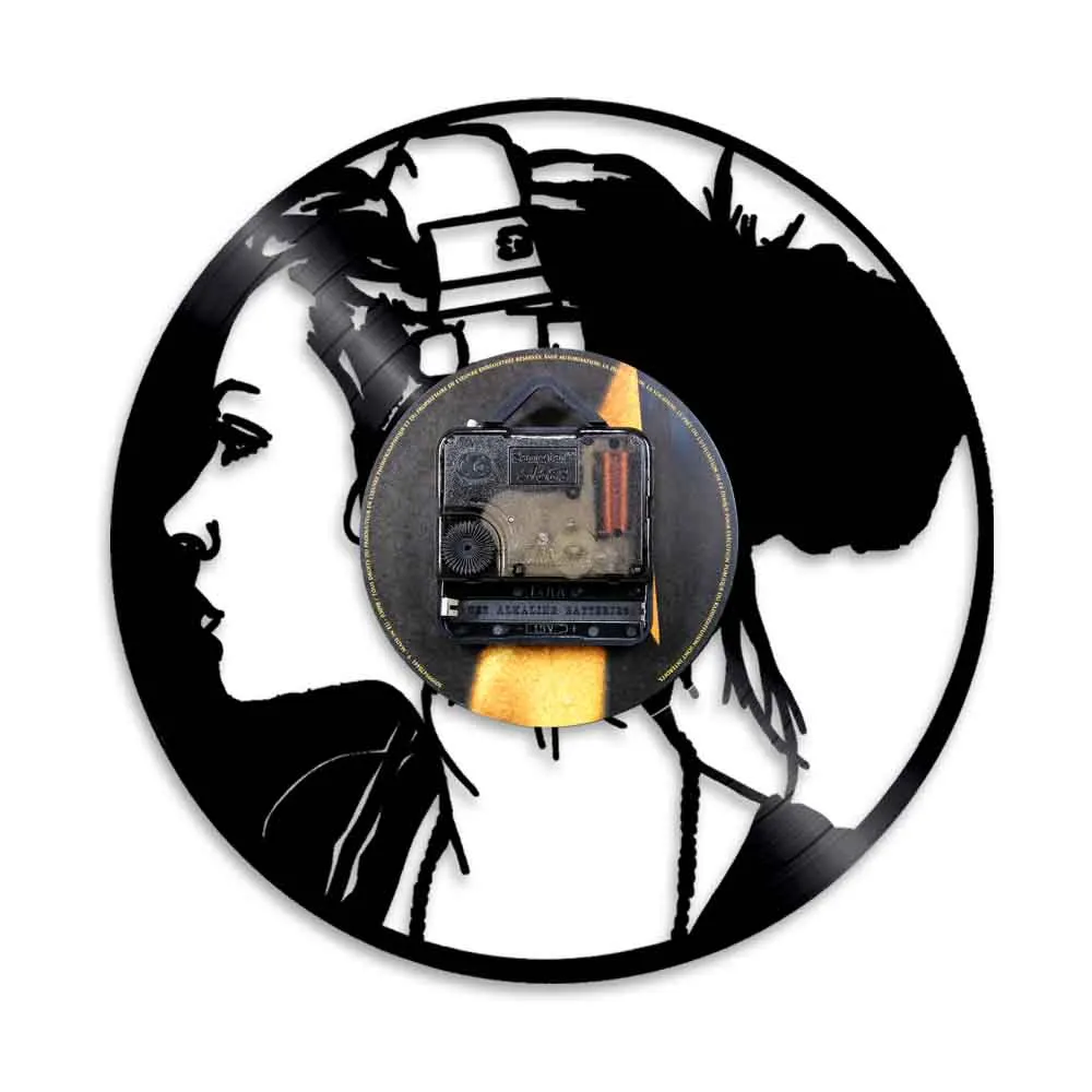 Музыкальные наушники для девочек прослушивание музыки настенные часы винтажные