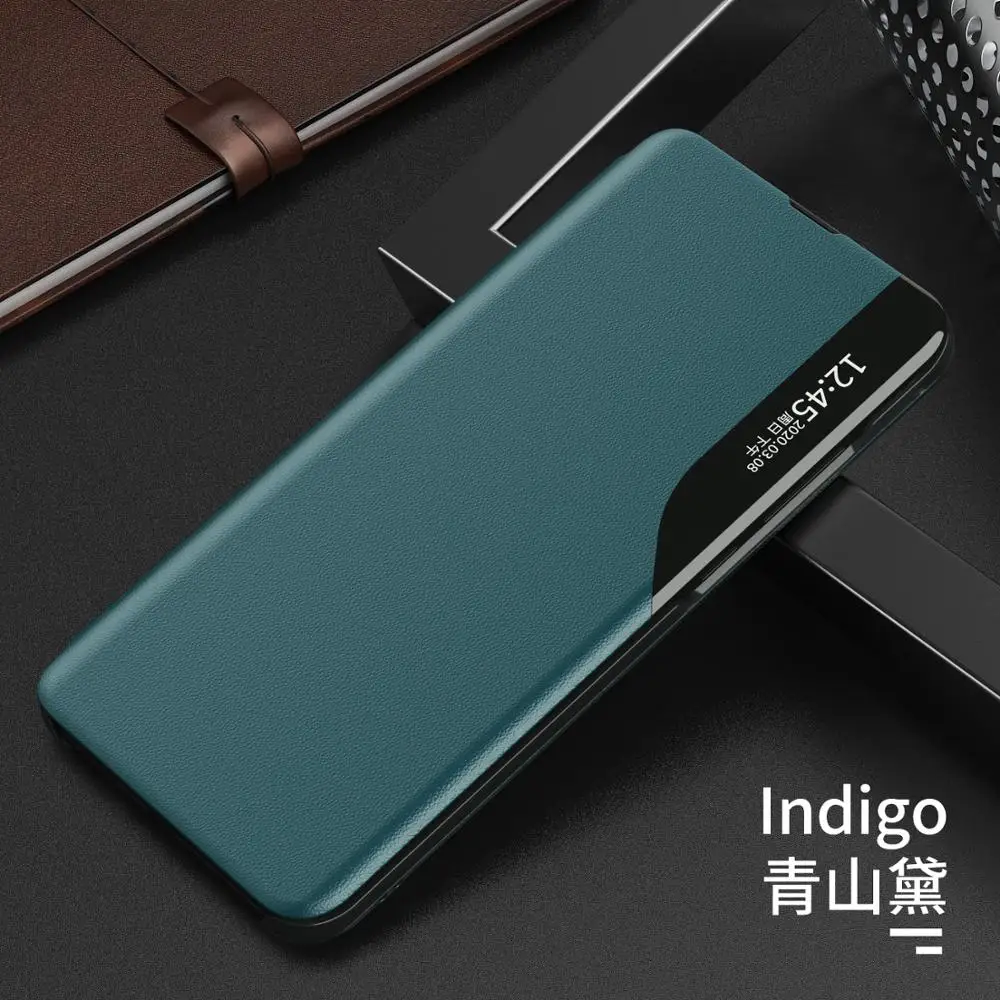 

Smart View Magnetic Leather Flip Stand Case Cover For XiaoMi 10 Pro 10 Ultra RedMi Note 8 Pro Note 8T Note 9 Pro Max 9A 9C Case