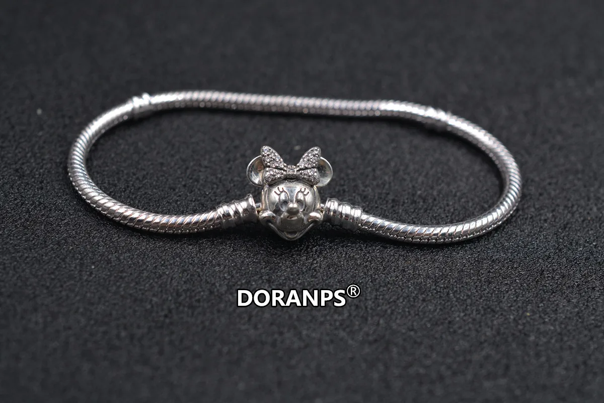 Бренд DORANPS S925 Серебряные браслеты 925 Амулеты Браслет для женщин Подарочные
