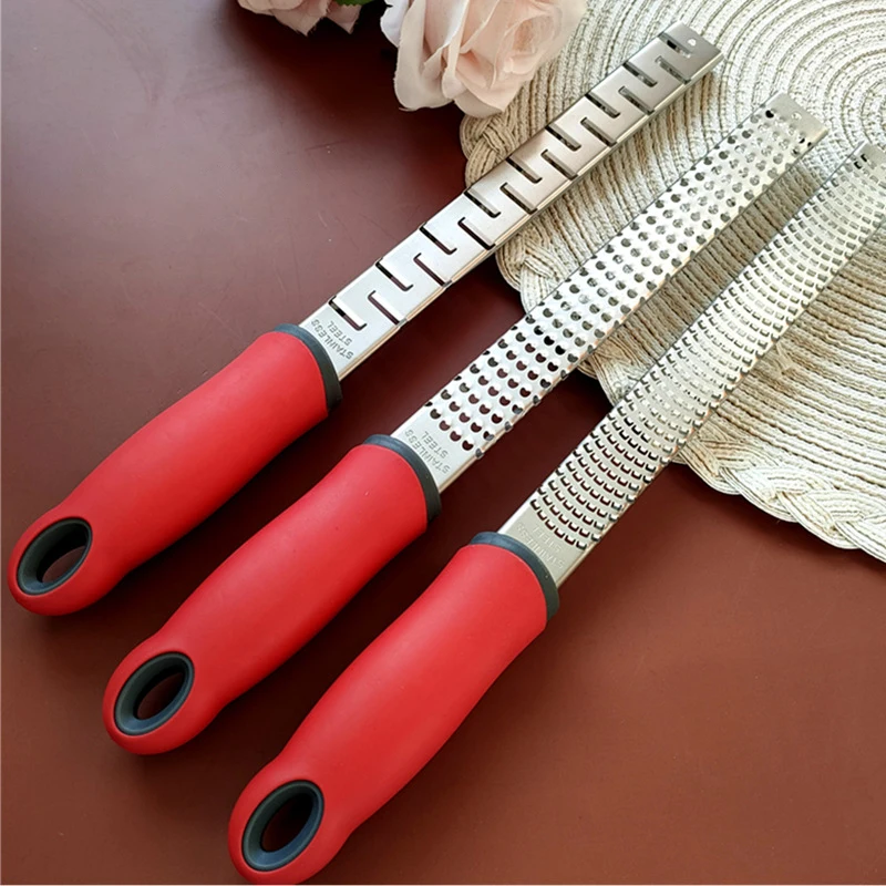 

304 stainless steel lemon grater comfort handle kitchen cheese grating cheese grating