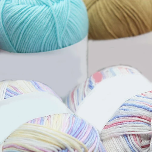 1 шт. 50 г на косынку мягкое бамбуковое вязание крючком хлопок Детская вязаная