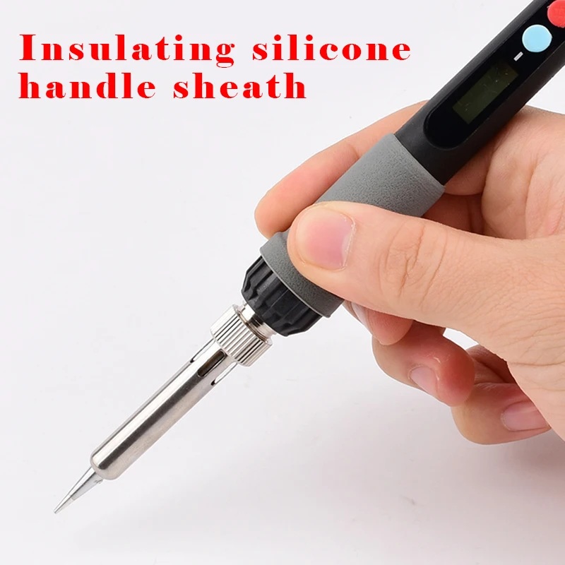

Electric Soldering Iron Adjustable Temperature 60W Welding Tool DTT88
