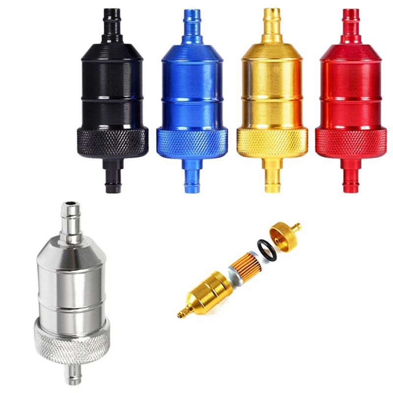 

5-цветный бензиновый топливный фильтр, подходит для 8 мм большинства мотоциклов и велосипедов, квадроциклов, встроенный масляный и топливны...