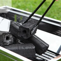 200pcs hot sale bbq charcoal tongs cooking carbon oven clip barbecue accessories