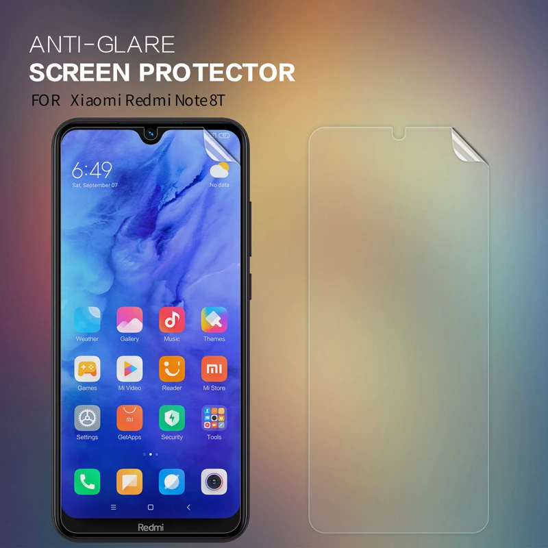 Защита экрана для Xiaomi redmi Note 8T NILLKIN Матовая Антибликовая или суперпрозрачная