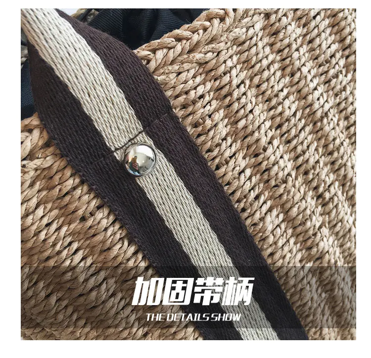 JIULIN 2019 новая Корейская ретро модная тканая Большая вместительная женская