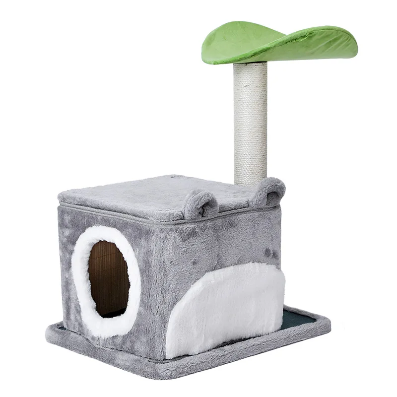 

Pet multifunctional cat litter small climbing frame scratching post multi-layer platform sisal grinding claw cat climbing frame