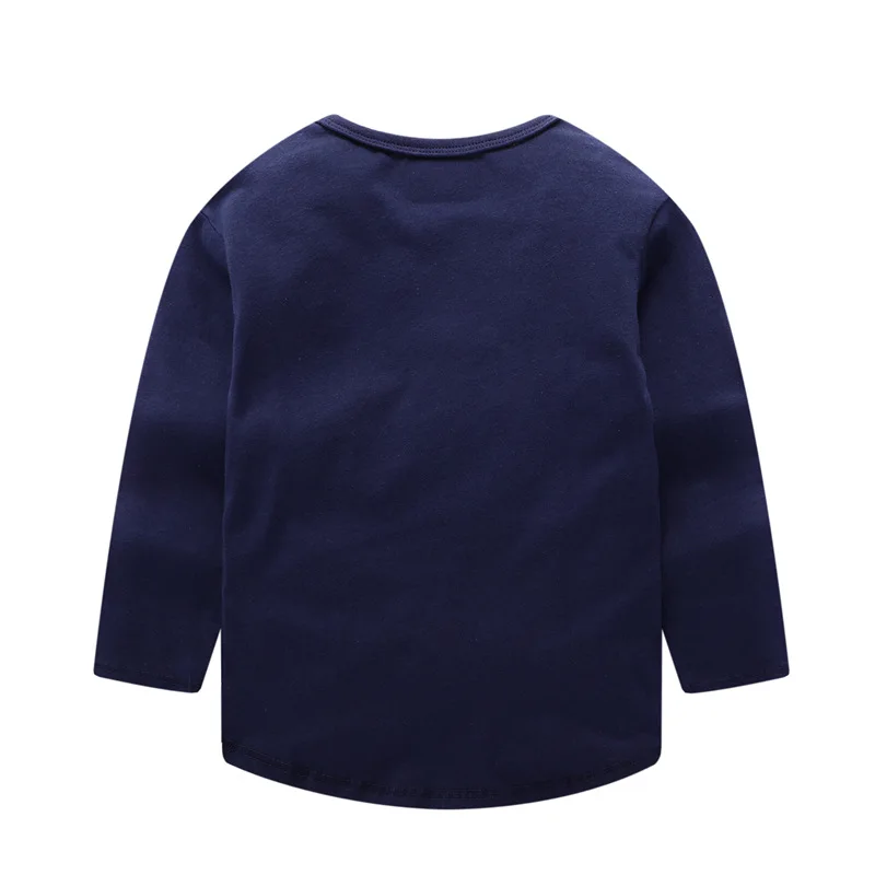 

2-7Years Autumn New Toddler Boys Long Sleeve T Shirt Animal Lion for Children's T-Shirts For Babies Kids Child