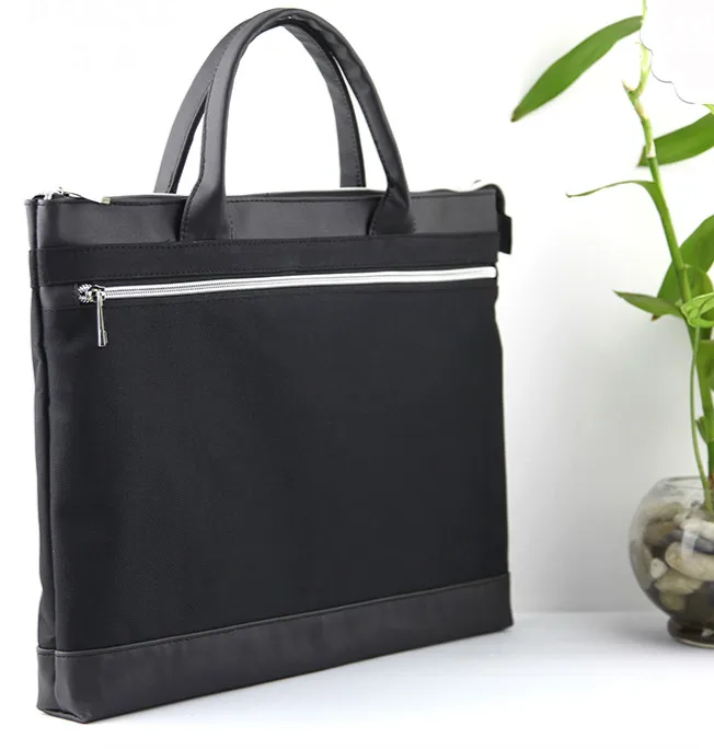 High-end portable double layers fashion business men and women briefcase bag document fillings office computer | Канцтовары для