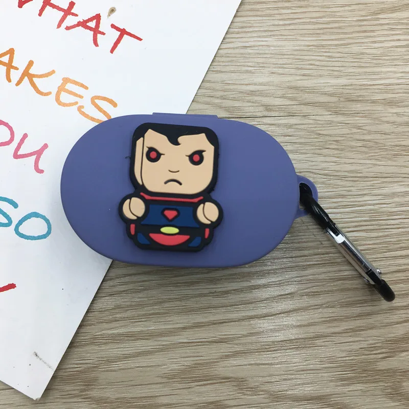 Мультяшный чехол для наушников с крючком для Xiaomi Redmi AirDots, новинка, чехол, беспроводной Bluetooth чехол для наушников, мягкий чехол из ТПУ - Цвет: 14