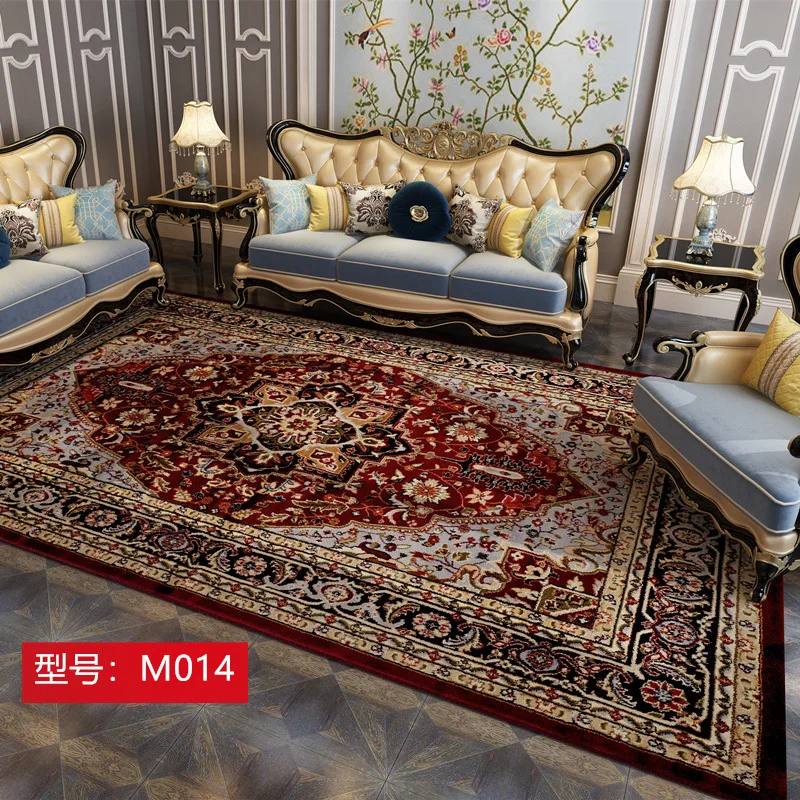 M014 Персидский марокканский ковер для гостиной, американский стиль, ковер для спальни, ретро этнический диван, ковер для журнального столика, коврик для кабинета, домашний декор - Цвет: M014