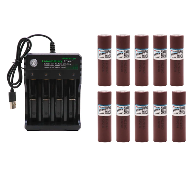 100% Новый оригинальный HG2 3 7 v 3000mah 18650 литиевая аккумуляторная батарея для