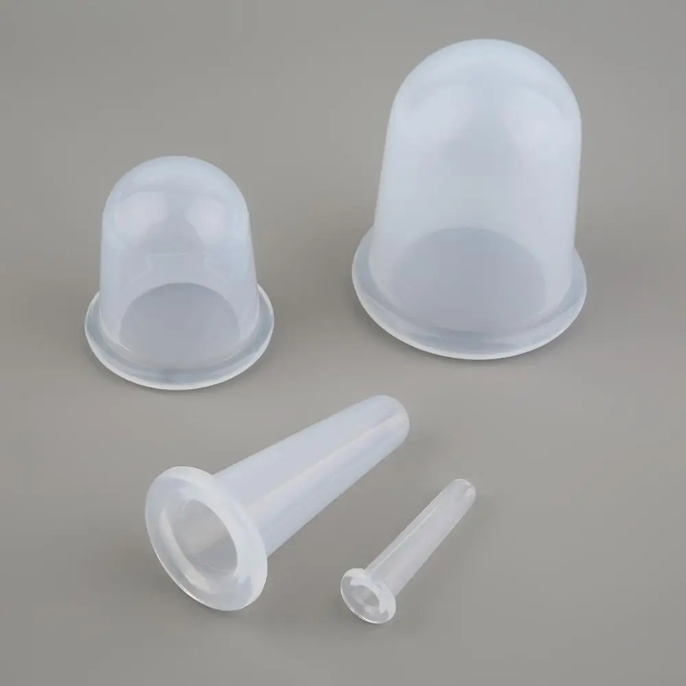 4 шт./компл. Антицеллюлитный силиконовый вакуумный массажер|vacuum massage|body massagerhealth care