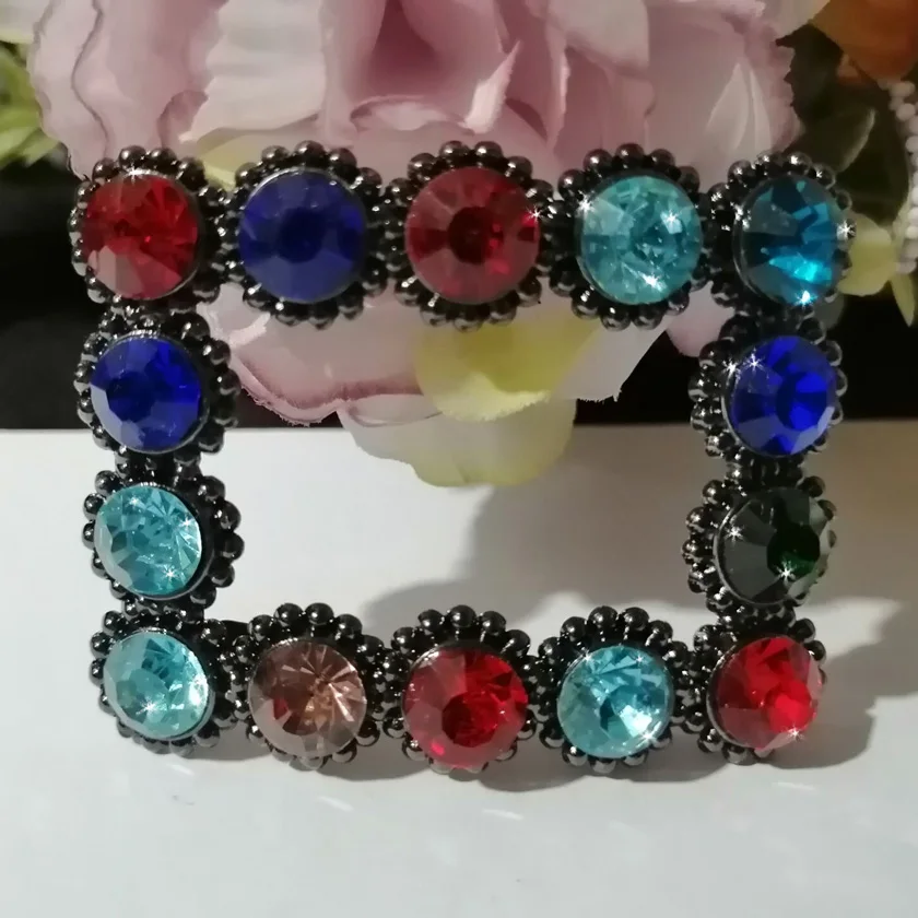 Аппликация из горного хрусталя на плоской подошве 2 шт./лот | Дом и сад