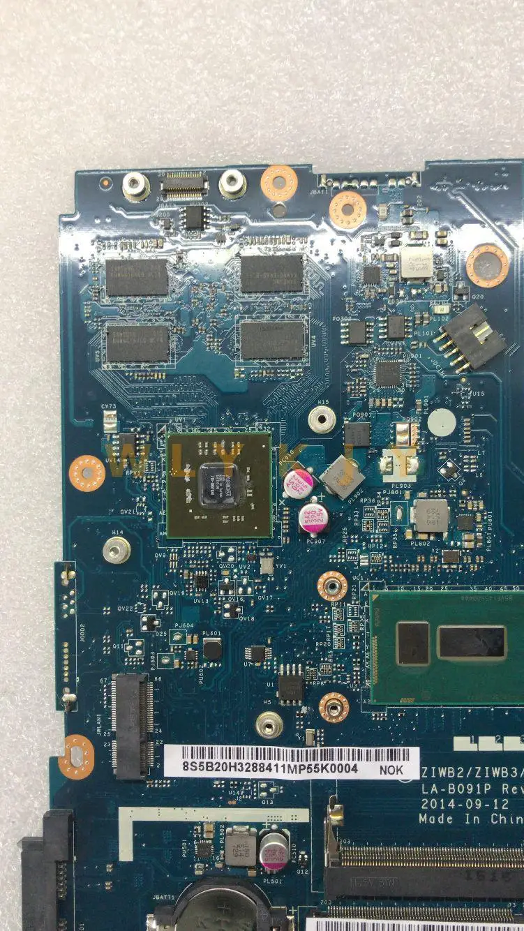 ZIWB2/ZIWB3/ZIWE1 LA-B091P материнская плата для Lenovo B50-80 ноутбука i3 5010/5020 R5 M330 2G 100%