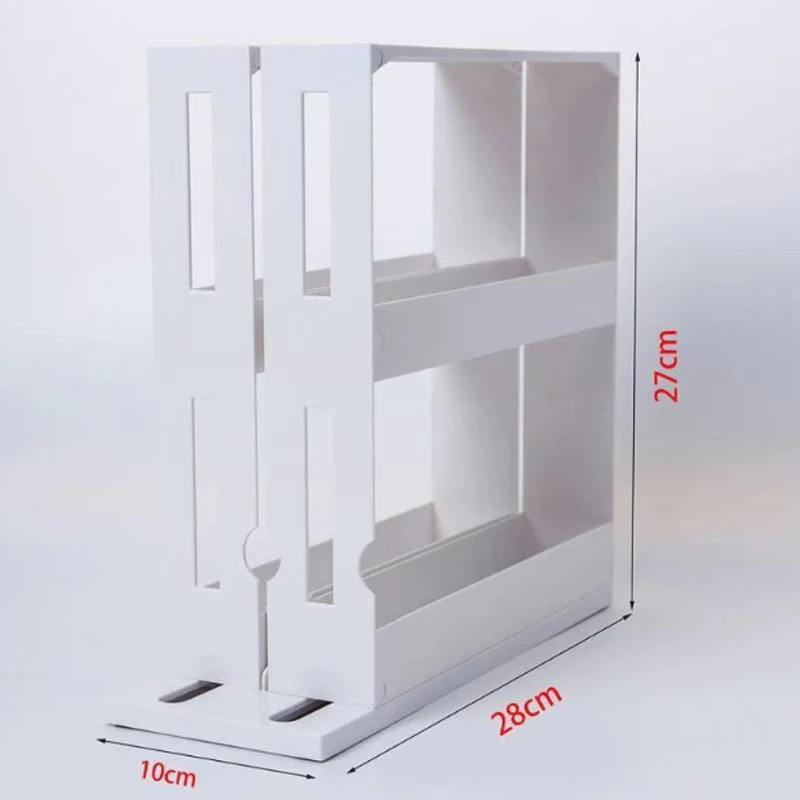 2 х Уровневый вращающийся шкаф для хранения многофункциональная коробка пищевых