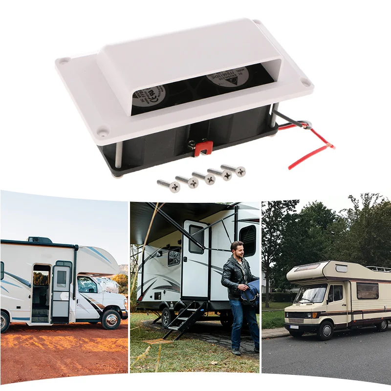 

RV Air Vent Ventilation Cooling Fan Low Noise Air Outlet Exhaust Fan for RV Camper Motorhome Trailer Boat Marine Caravan Yach