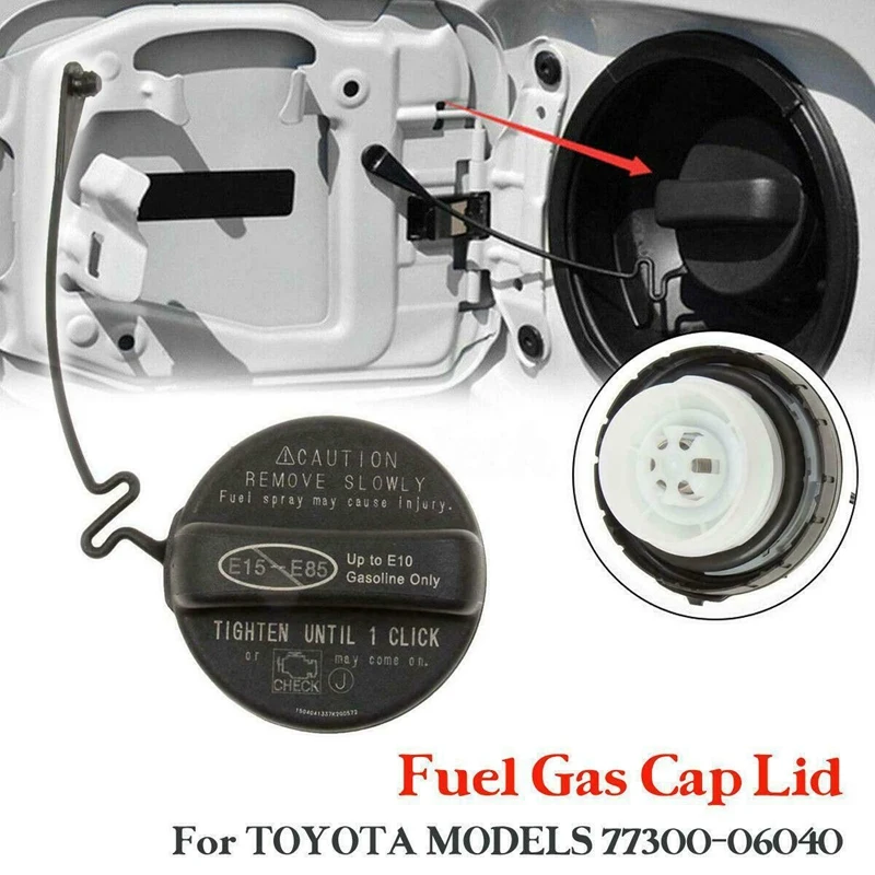Car Fuel Tank Filler Gas Cap Cover Lid Tether for Toyota Corolla Tacoma Camry Lexus GS IS LS 77300-06040 77300-52040 | Автомобили и