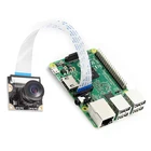 Модуль камеры 5 Мп 1080P HD кабель для веб-камеры для Raspberry Pi 3 BB + 2 Zero, широкоугольный, 160 градусов, рыбий глаз, OV5647, Raspberry Pi Zero W