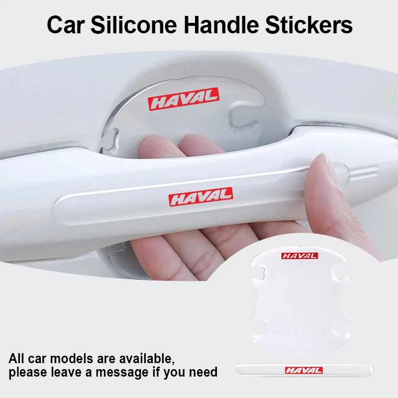 

8pcs Transparent Car Door Handle Waterproof Stickers for Peugeot 308 307 206 207 208 3008 407 406 408 508 2008 Car Accessories