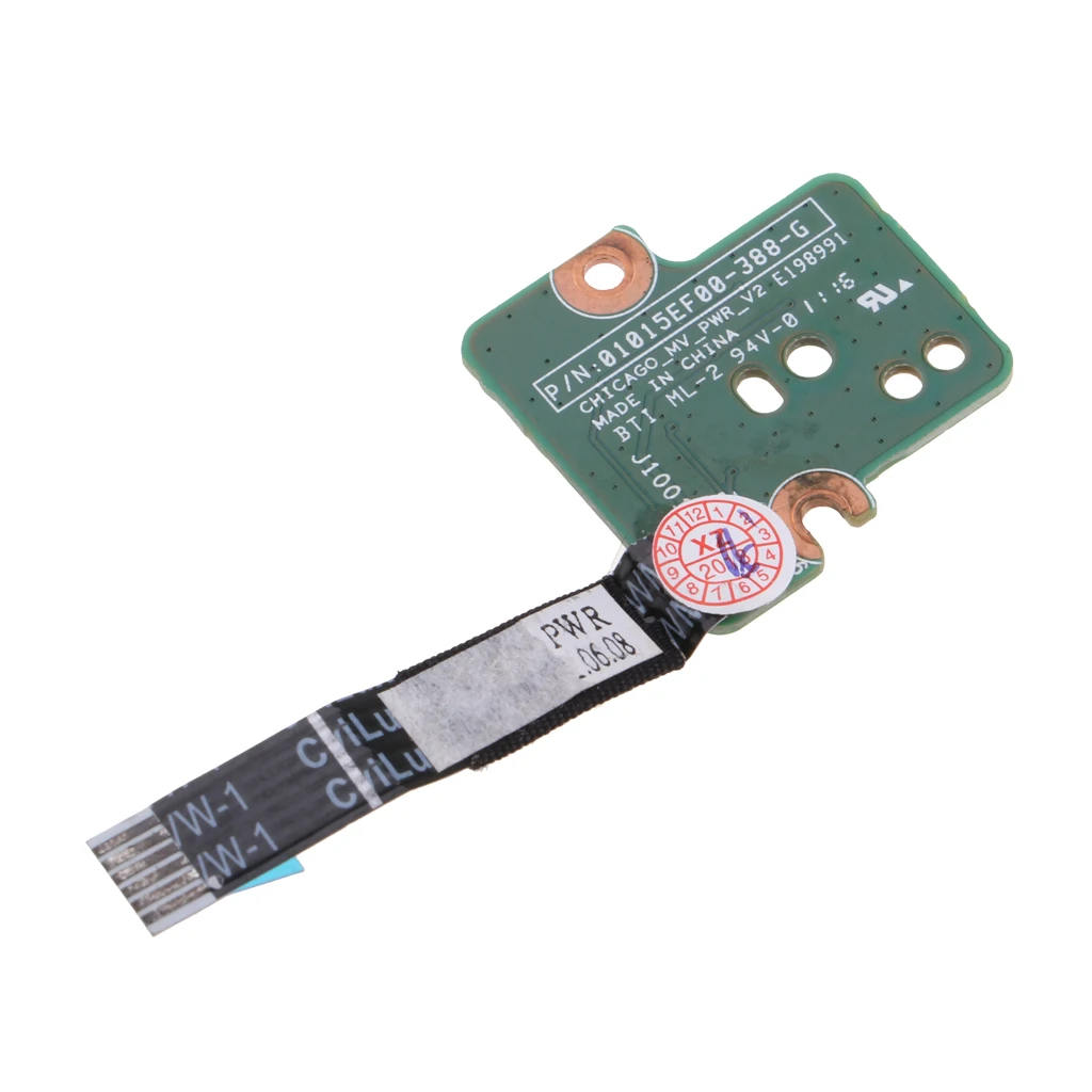 

Laptop Power Button Board Switch w/ Cable Replacement for HP 430 431 630 631 435 436 CQ43 CQ57, Pack of 1