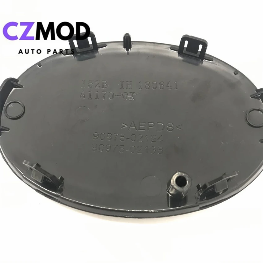 

CZMOD использованная 90975-02124 90975-02136 черная и синяя Передняя радар решетка эмблема хромированный логотип для 19-20 Toyota Corolla автомобильные аксессуа...