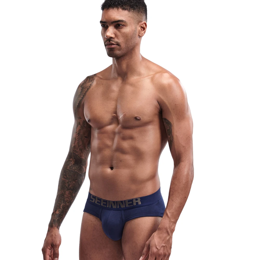 Трусы брифы мужские из хлопка пикантное нижнее белье трусы бикини гей стринги| |