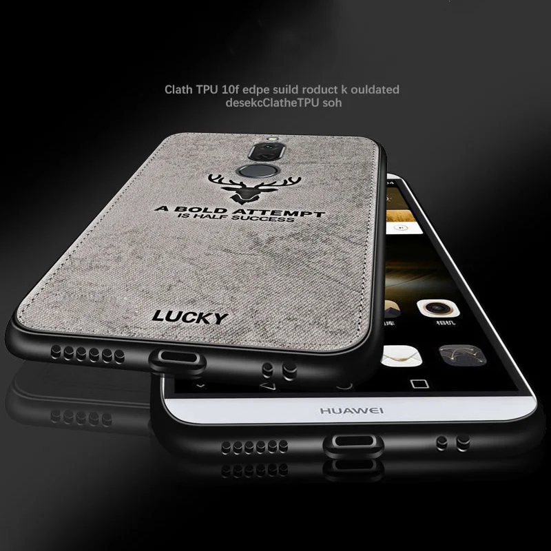 Тканевая текстура Олень 3D Мягкий ТПУ магнитный автомобильный чехол для Xiaomi Mi 10 T