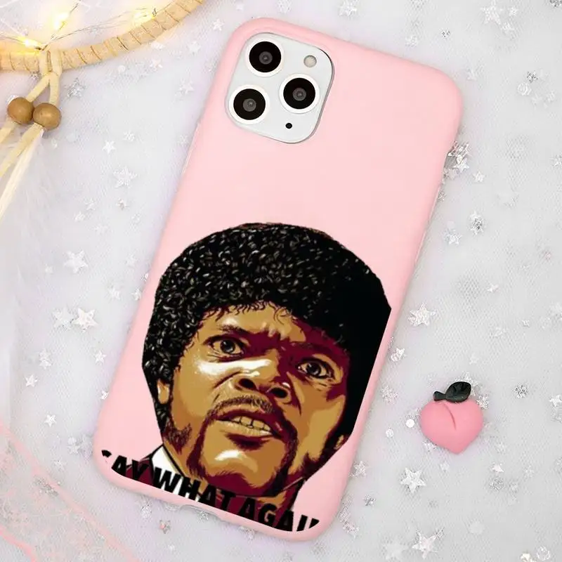 

Greatest movie ever made Pulp Fiction Phone Case Candy Color for iPhone 11 12 mini pro XS MAX 8 7 6 6S Plus X SE 2020 XR