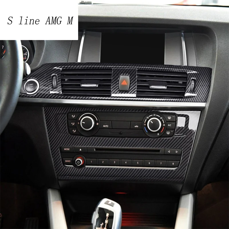 Автомобильный Стайлинг интерьера из углеродного волокна для BMW X3 X4 F25 F26