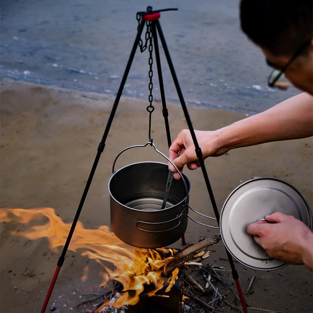 Регулируемый штатив для кемпинга 1 шт. подвесная посуда приготовления пищи на