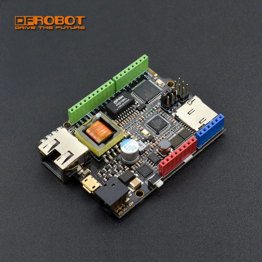 Модернизированная плата управления DFRobot W5500 Ethernet с ATmega32u4 и POE v2.0 совместима Arduino