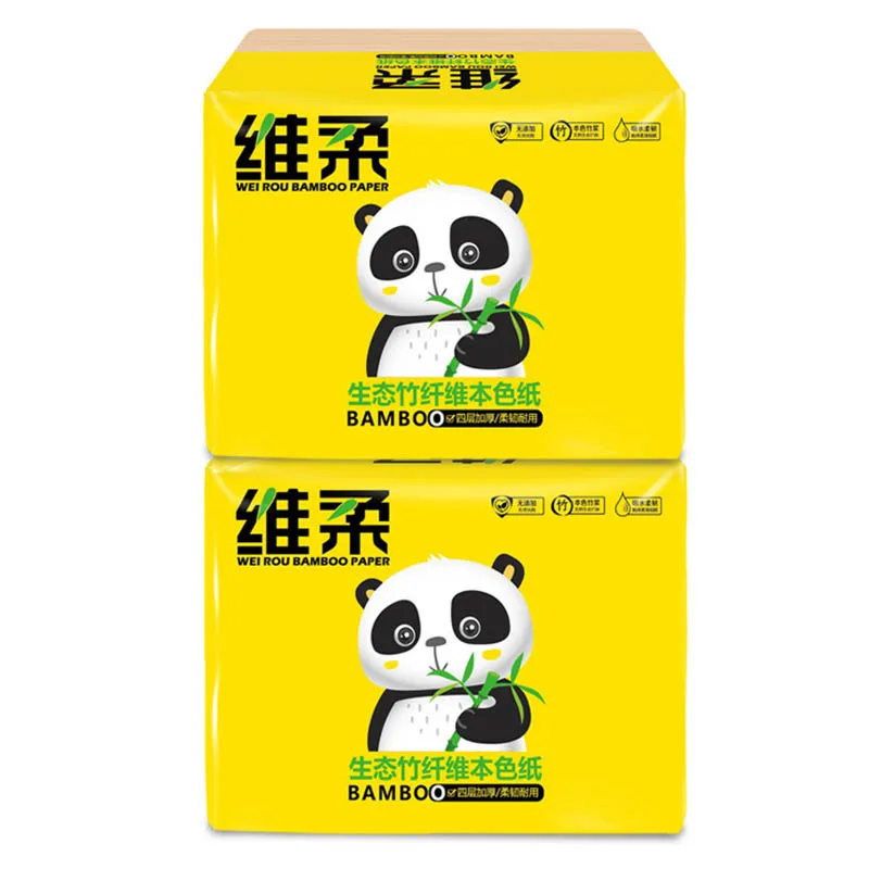 8 упаковок 300 штук бумаги из натуральной бамбуковой целлюлозы | Красота и здоровье