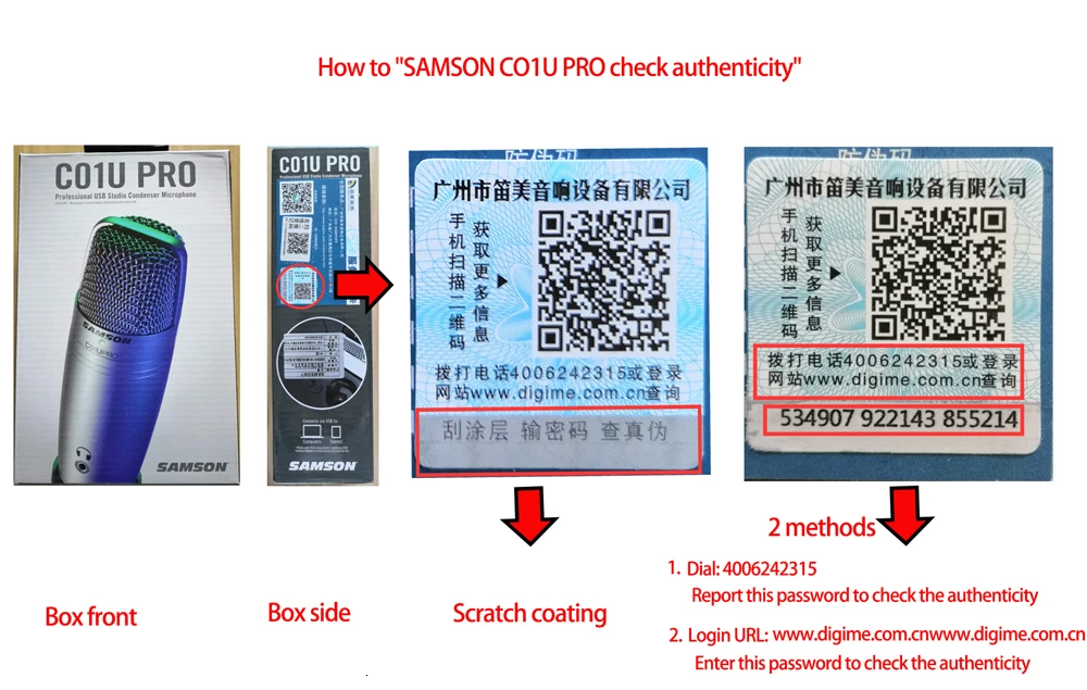 Samson C01U Pro USB Студийный конденсаторный микрофон для профессионального радио диктофона, речевого повествования