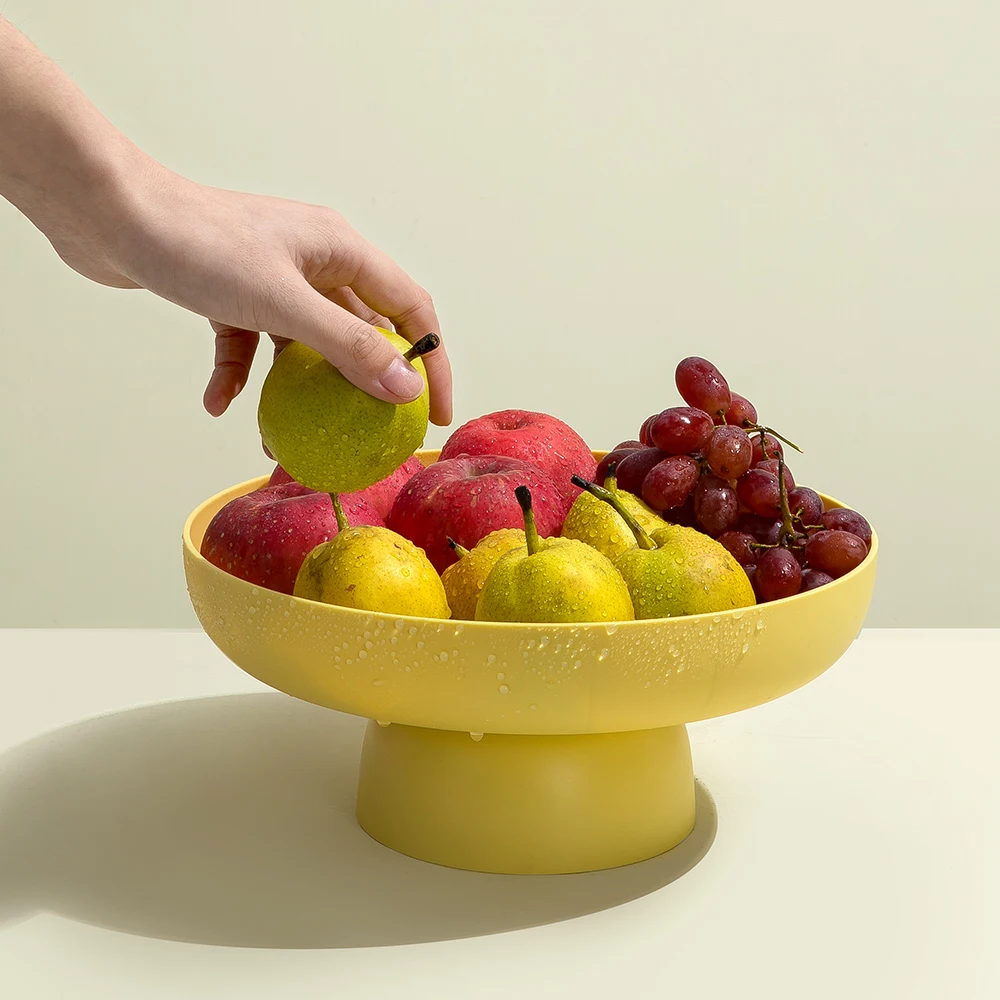 Скандинавская тарелка для украшения дома фруктов однотонная современные