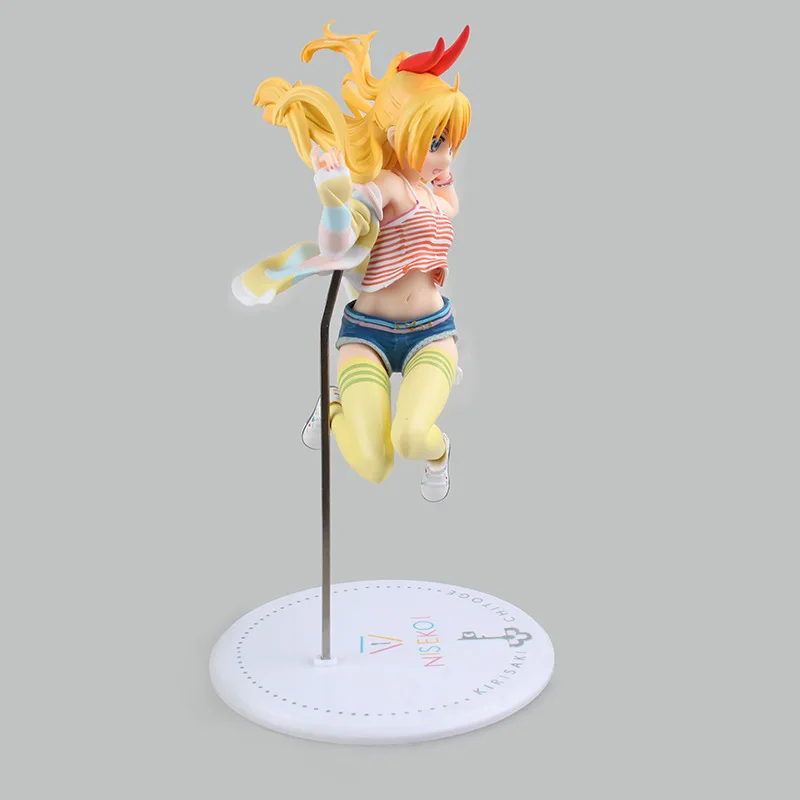 23 см аниме Nisekoi Chitoge Kirisaki ПВХ экшн-фигурка Коллекционная модель куклы игрушка