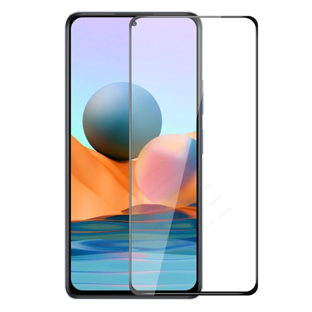 Протектор экрана из закаленного стекла для Redmi Note 10 Pro Передняя пленка закаленное