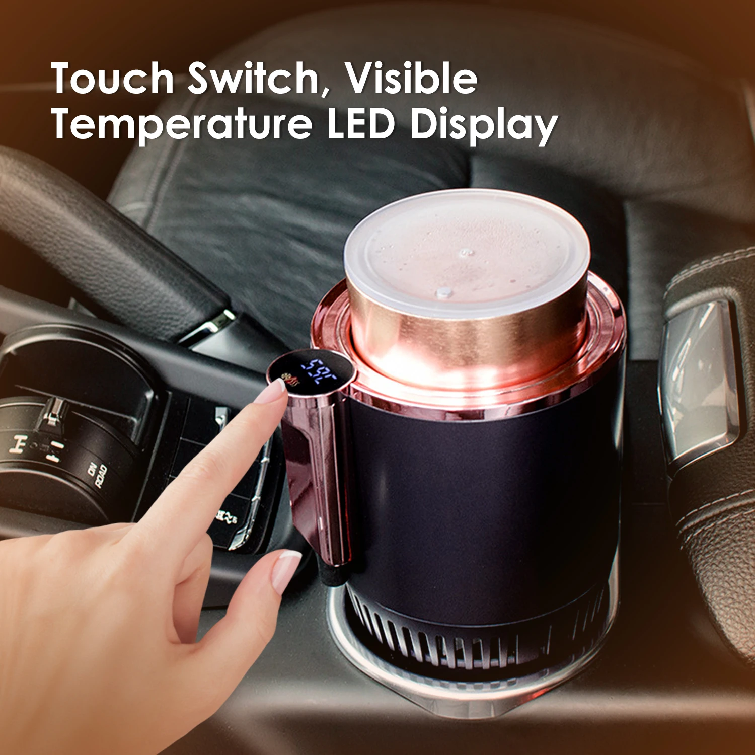 Умная Автомобильная чашка 2 в 1 подогреватель и кулер электрический нагреватель