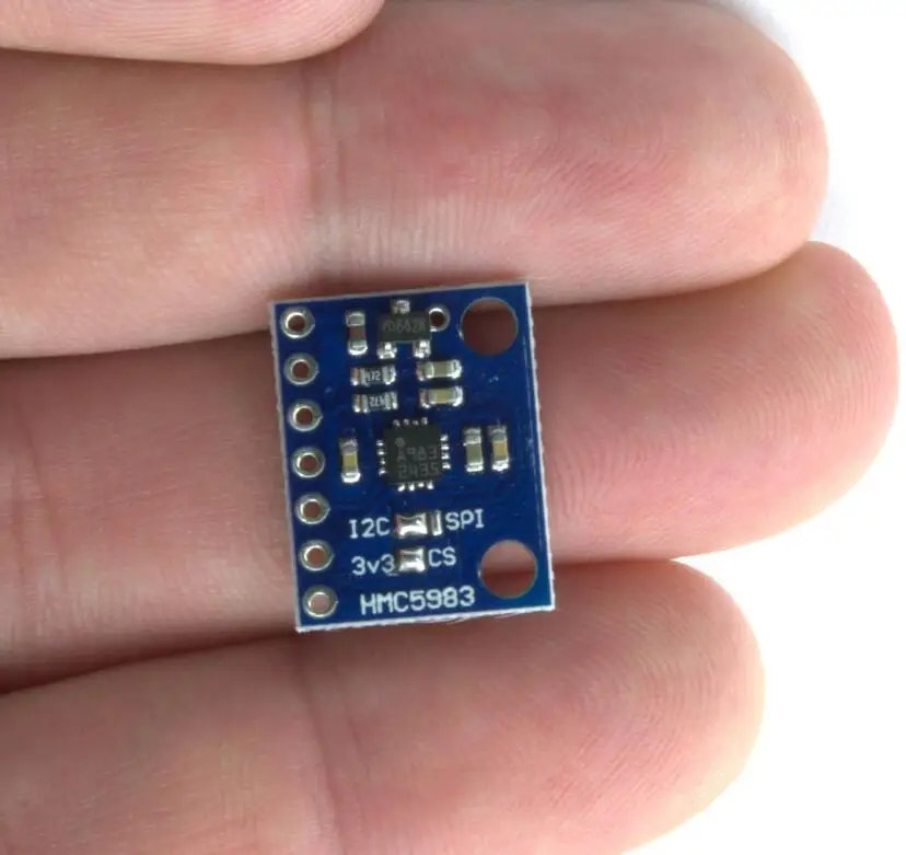 Taidacent SPI I2C цифровой высокоточный 3 осевой триосевой флюсовый Компас магнитометр