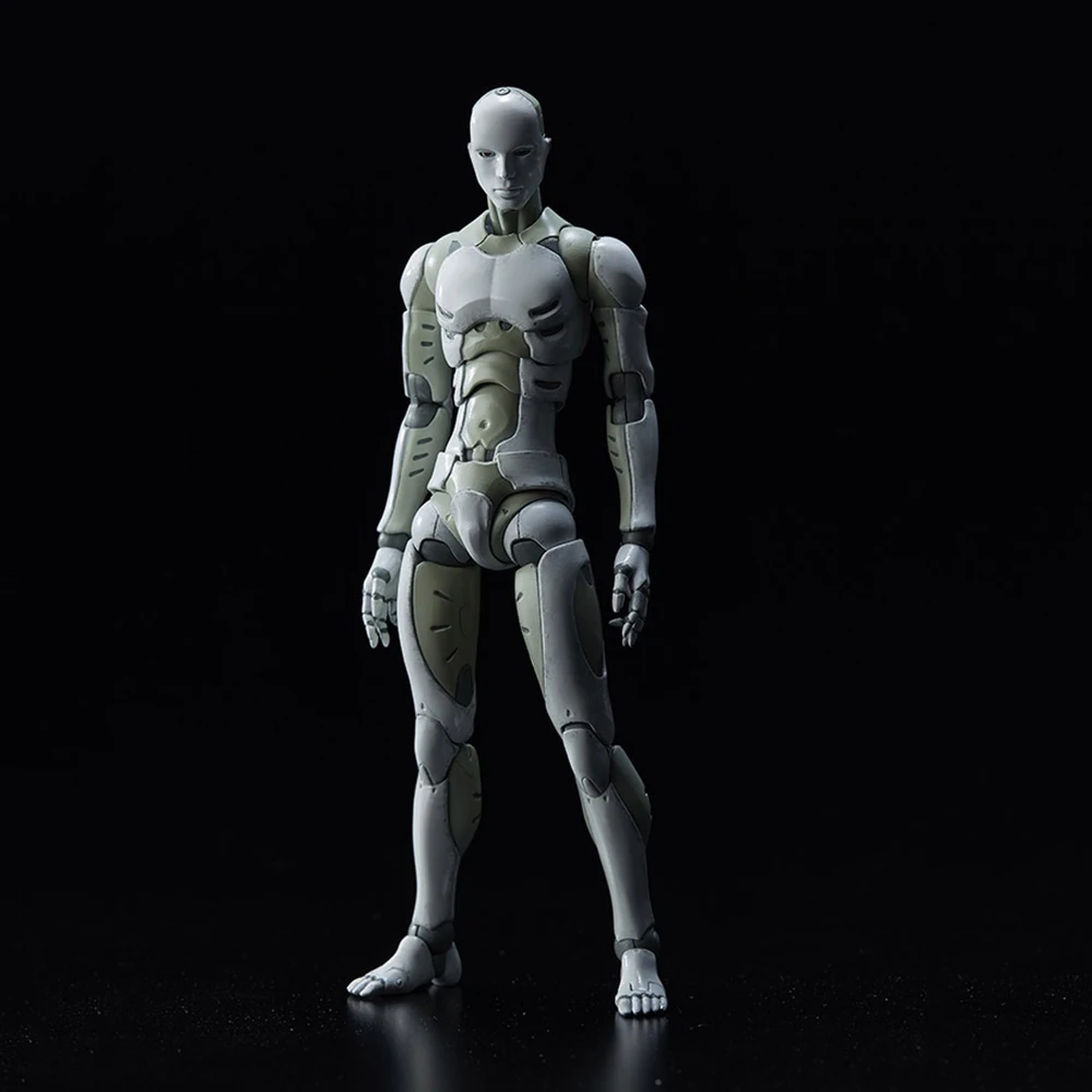 

1/12 scale East Asian synthetic heavy workers' body version male 6‘’ action figure doll figure toy