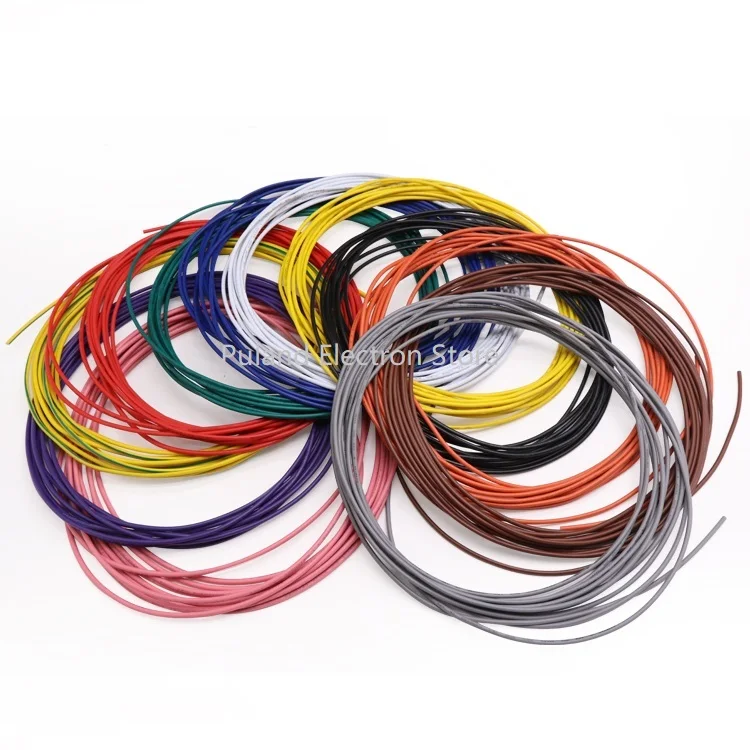 Провод из ПВХ 30AWG UL1007 изолированный провод луженой меди OFC электропровод лампа