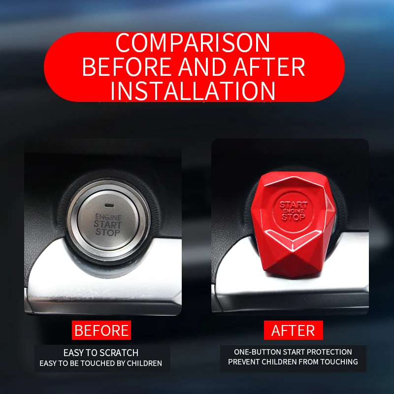 Крышка с одной кнопкой пуска и защиты от запуска кнопка остановки двигателя